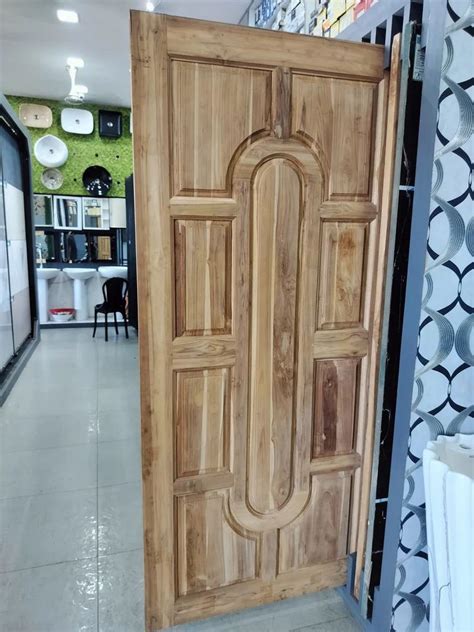 Interior Mm Brown Teak Doors For Home Height Inch At Rs