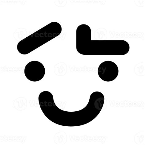 simple raised eyebrow face icon 40272038 PNG