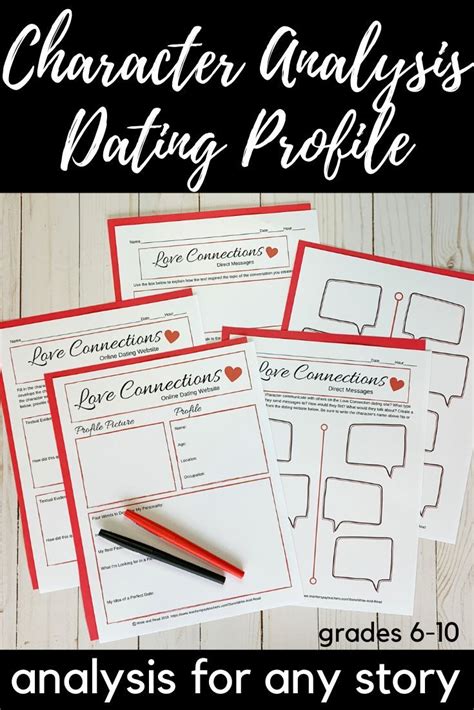 Character Dating Profile Analysis For Any Story Valentine S Day