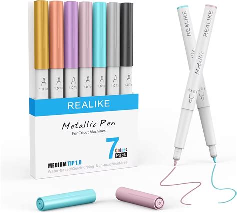 REALIKE Metallic Pens For Cricut Maker 3 Maker Explore 3 Air 2 Air