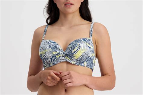 Moontide Swimwear Hawaiian Totem Underwire Cross Front Bikini Top