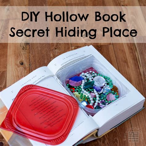 DIY Hollow Book Secret Hiding Place - ResearchParent.com