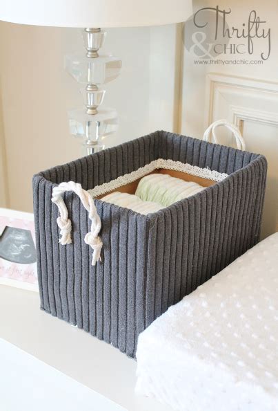 Cute Storage Boxes From Old Sweaters And Boxes Cute Storage Boxes