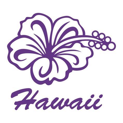 Hawaii Hibiscus Flower Cuttable Design Png Dxf Svg And Eps File Etsy