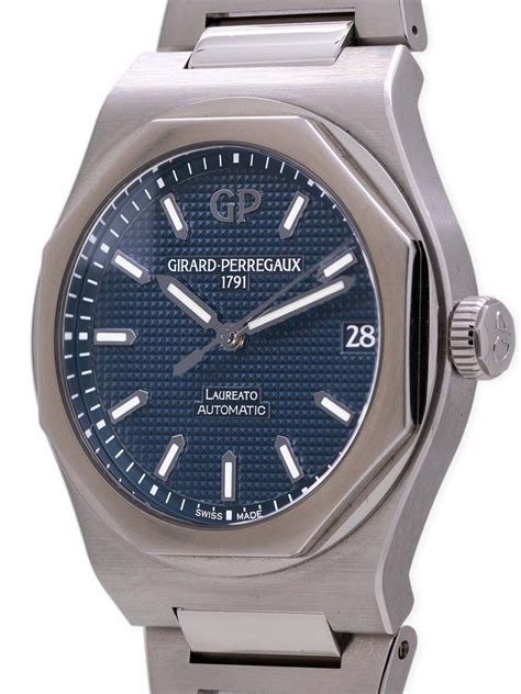 Girard Perregaux Laureato Ref A As New Box Papers