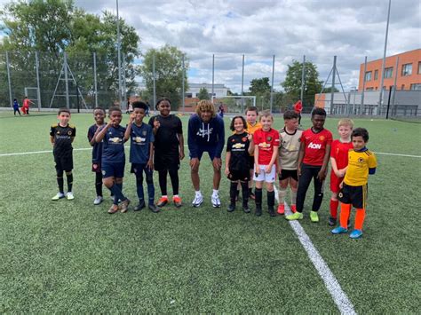 Wolves Player Dion Sanderson Visits Npv Football Academy Soccer Camp