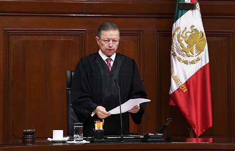 El Ministro Arturo Zaldívar Presidente De La Suprema Corte De Justicia