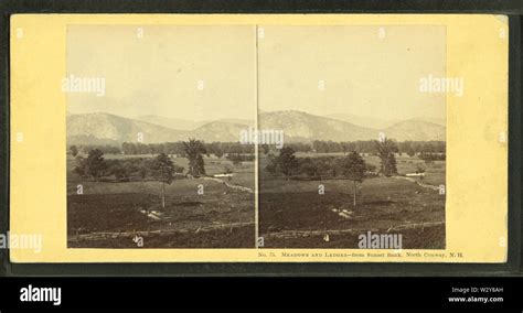 Meadows And Ledges From Sunset Bank North Conway Nh By Soule John