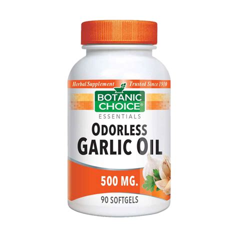 Odorless Garlic Oil Softgels Great For Immune Health