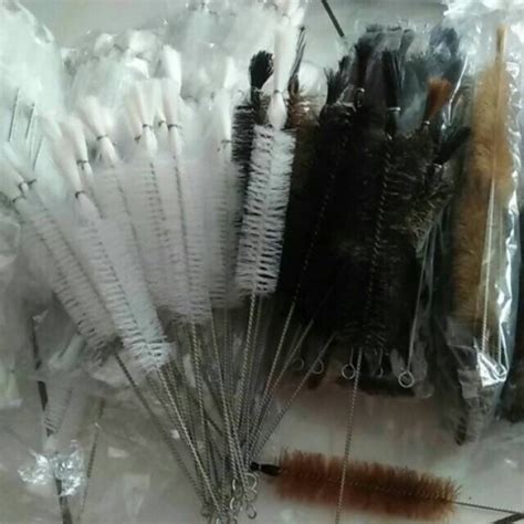 Jual Brus Tabung Hitam Brush Tabung Putih Sikat Tabung Reaksi Brush