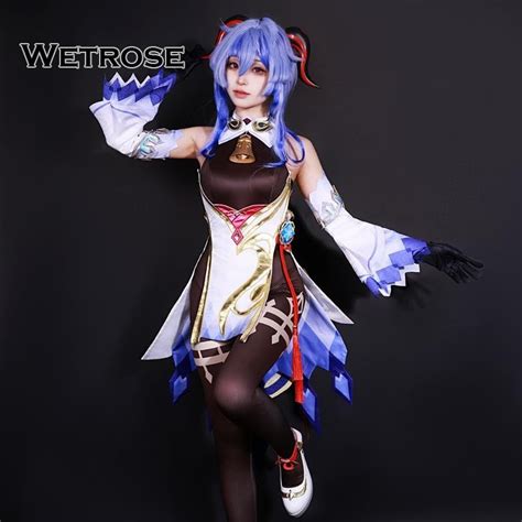 Wetrose Genshin Impact Ganyu Gan Yu SSR Trang phục Cosplay Costume