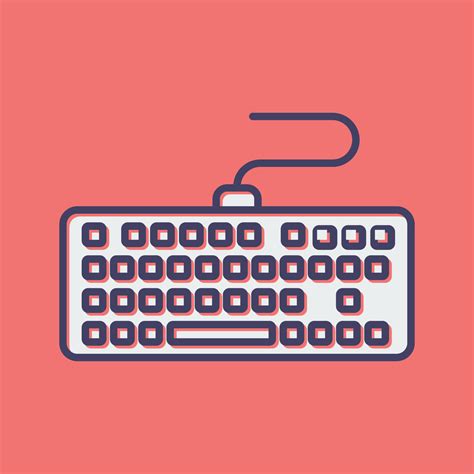 Keyboard Vector Icon 23624019 Vector Art at Vecteezy