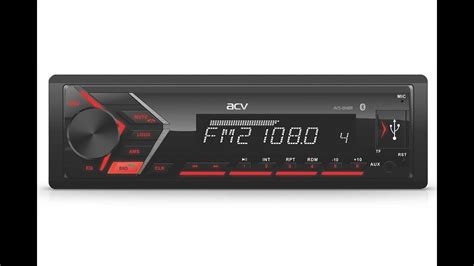 Магнитола ACV AVS-814 (обзор) - YouTube