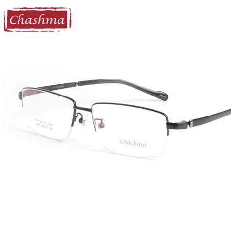 Chashma óculos de titânio puro masculino óculos super qualidade leve