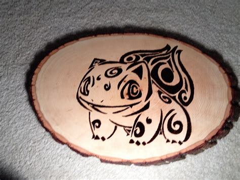 Wood Burn Bulbasaur Pokemon By Woodvibes On Etsy