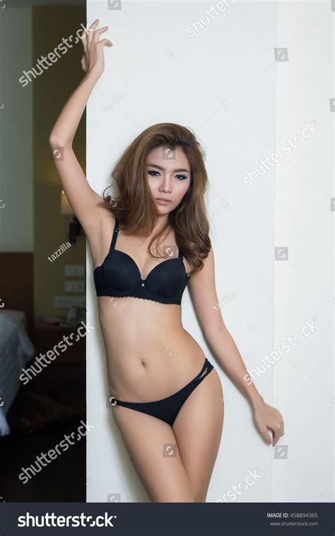 Very Sexy Asian Girl Wearing Lingerie Stock Photo Shutterstock