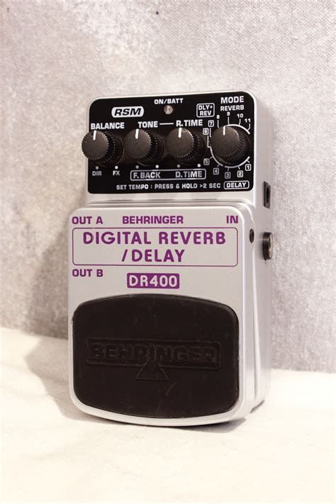 Behringer Dr400 Digital Reverbdelay Pedal Topshelf Instruments