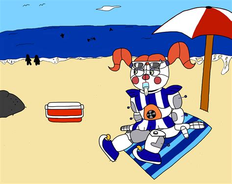 Babe On The Beach R Fivenightsatfreddys
