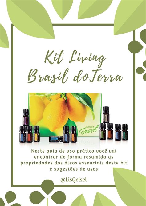 Guia Prático De Uso Do Kit Doterra Brasil Living 2020 Lis Geisel Hotmart