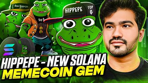 NEW SOLANA MEMECOIN GEM HipPEPE SUPER EARLY LOW CAP MEMECOIN NEXT