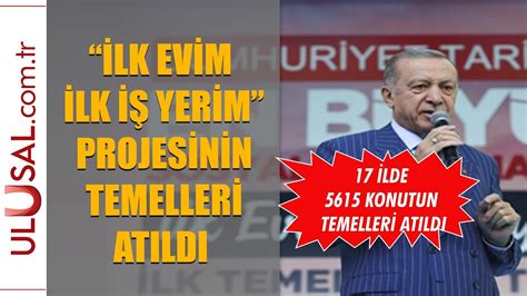 İlk Evim İlk İş Yerim projesinin temelleri toplu törenle atıldı YouTube