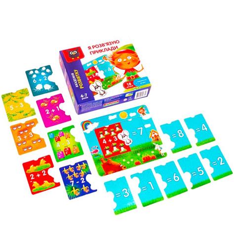 «Математика» (дидактический материал), укр. арт VT5202-10: купить ...
