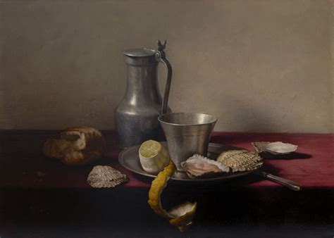 Artnau On Twitter Still Life With Pewter Lemon And Oysters 1957