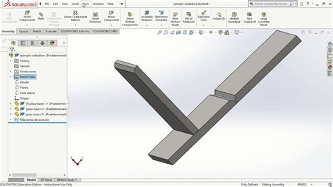 Soldadura SolidWorks IQS Dibujo Industrial YouTube