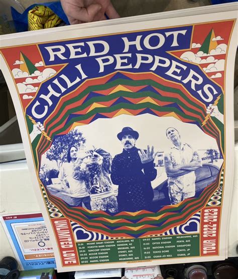 Yahoo オークション Red Hot Chili Peppers Official Unlimited Love