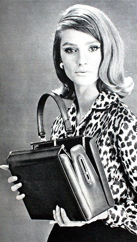 German Model Beate Schulz Is Holding Handbag By Cèline Burda