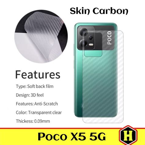 Jual New PROMO Garskin Carbon XIAOMI POCO X5 5G POCO M4 PRO 4G M3 PRO