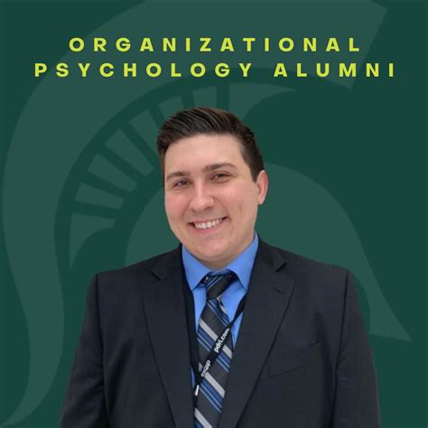 Organizational Psychology Department Of Psychology Michigan State