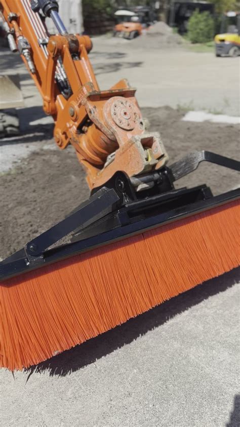 Excavator Brooms Limitless Attachments Australia