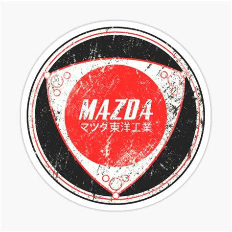 Mazda Rotary Vintage Logo Sticker For Sale By Djentboy Redbubble