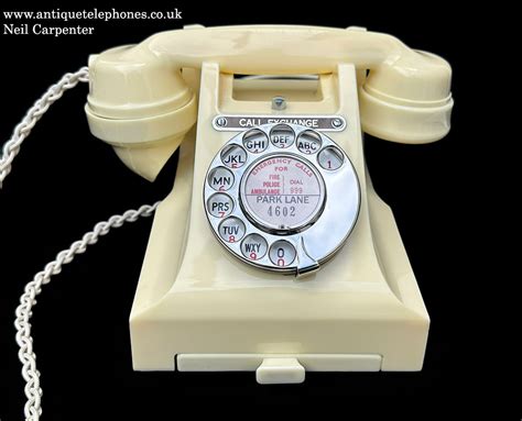 Ivory GPO 312L With Drawer Bakelite Antique Telephones