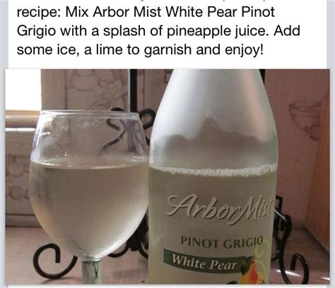 Arbor Mist Recipe Arbor Mist Arbor Mist Drinks Wine Pineapple