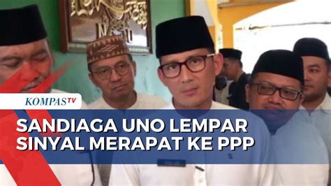 Sandiaga Uno Beri Sinyal Gabung PPP Soal Kecocokan Selalu Kita