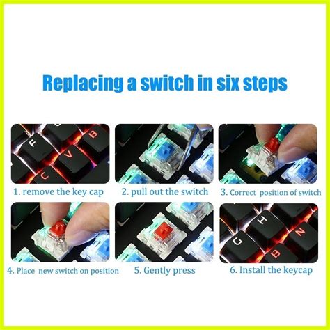 Royal Kludge Switch Pin Hot Swappable For Mechanical Keyboard Game Keyboard Shopee Philippines
