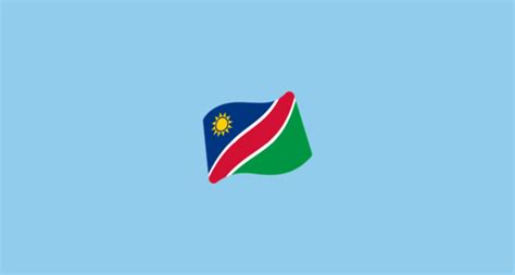 🇳🇦 Flag: Namibia Emoji on Google Noto Color Emoji Android 7.0