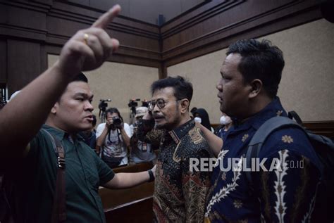 Terbukti Korupsi Syahrul Yasin Limpo Divonis Tahun Penjara