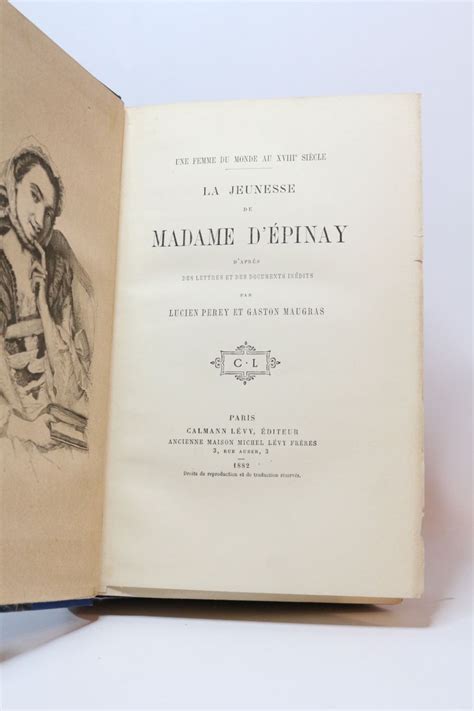 Perey Une Femme Du Monde Au Xviii Me Si Cle La Jeunesse De Madame D