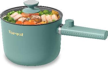 Topwit Hot Pot Electric L Ramen Cooker Portable Non Stick Frying Pan Electric Pot For