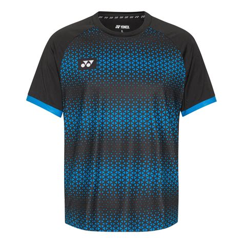 Yonex T Shirt 235302 Black Blue Badmintonshop