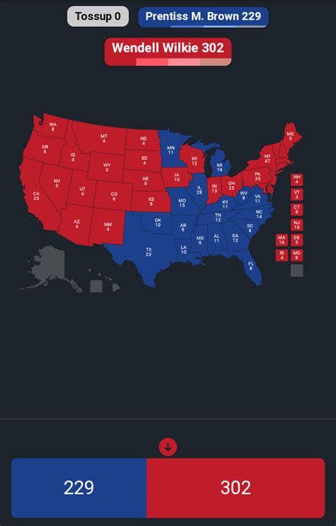 Fixed the map for the 1944 election. : r/GustavosAltUniverses