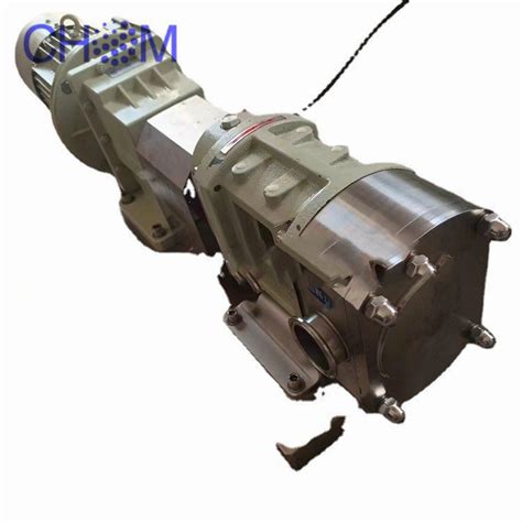 Used Stainless Steel Food Cam Sanitary Mobile Conveying Rotor Pump