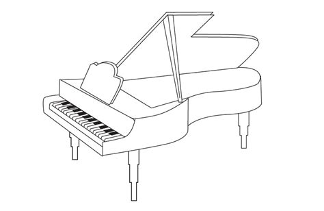 APRENDER LOS INSTRUMENTOS MUSICALES VAMOS A COLOREAR UN PIANO WEB