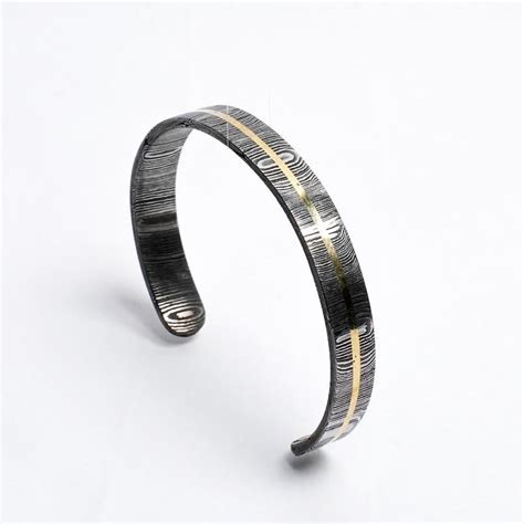 Mens Metal Cuff Bracelet Etsy