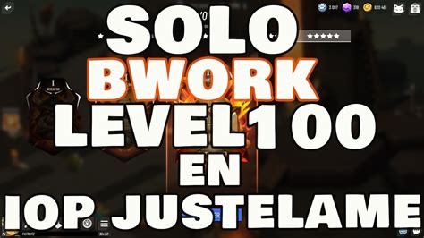 DONJON BWORK LEVEL 100 EN IOP JUSTELAME SUR WAVEN YouTube