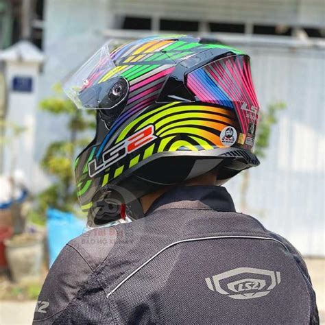 Fullface LS2 FF800 Storm Rainbow Dual Visor Helmet