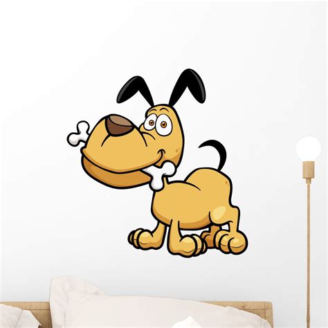 Vector Illustration Cartoon Dog Wall Decal Wallmonkeys